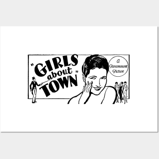 GIRLS ABOUT TOWN Posters and Art